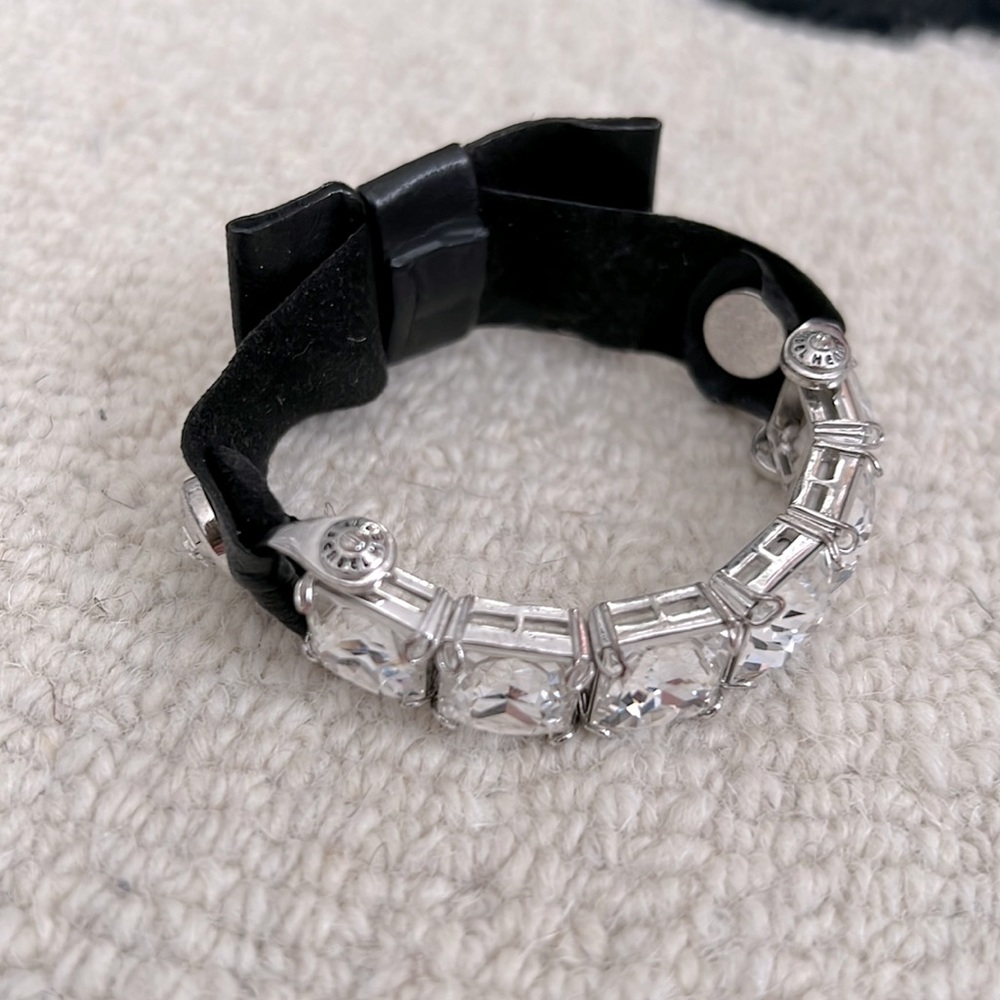 Henri Bendel Black and Silver Bracelet